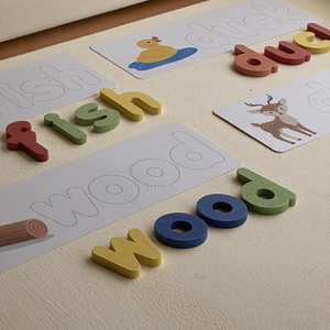 Mots anglais éducatifs orthographe Alphabet lettre jeu de correspondance pour les enfants - Product Image 1