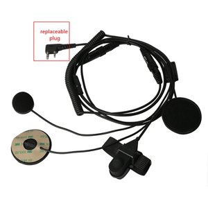 ชุดหูฟังติดหมวกกันน็อคแบบ 2 พิน สำหรับมอเตอร์ไซค์ พร้อมไมโครโฟน PTT แบบซ่อนในหูฟัง <span class=keywords><strong>ใช้</strong></span>สำหรับ<span class=keywords><strong>สื่อสาร</strong></span>แบบอินเตอร์คอม สำหรับ <span class=keywords><strong>Icom</strong></span> F3/VERTEX VX-310 - Product Image 6