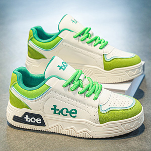 Tce – chaussures de basket-ball décontractées pour hommes, semelle épaisse, à lacets, bout rond, tendance, baskets de marche toutes saisons - Product Image 2