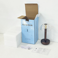 Lampe de table LED moderne en aluminium sans fil, portable, à intensité variable, trois couleurs, rechargeable, 3000K, lumière chaude