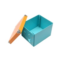 Boîte de rangement décorative créative en carton ondulé recyclable, personnalisable en masse, avec fentes carrées, pour emballage cadeau