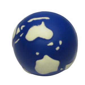 Balles anti-stress personnalisées en forme de <span class=keywords><strong>globe</strong></span> terrestre qui brillent dans le noir, avec logo publicitaire, en mousse PU, cadeau de bureau, nouveauté, mignonnes et amusantes - Product Image 3
