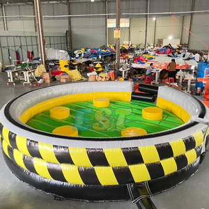 Deporte interactivo divertido juego <span class=keywords><strong>de</strong></span> fusión mecánico inflable último hombre juego <span class=keywords><strong>de</strong></span> pie <span class=keywords><strong>juegos</strong></span> inflables eliminadores <span class=keywords><strong>de</strong></span> wipeout - Product Image 4