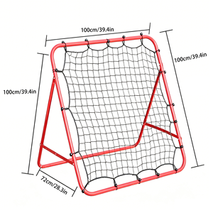 Multifunctional Adjustable Angle Football Training Goal Portable Foldable <b>Soccer</b> Rebound Net for Youth & Adults - Product Image 2