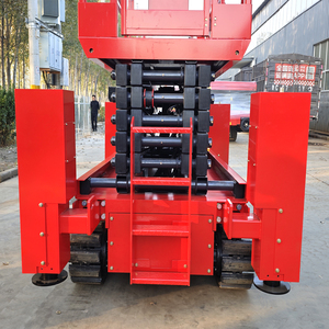 Plataforma Elevadora Automotriz de Alta Calidad de 12m 14m 16m 18m, Plataforma Hidráulica Autopropulsada sobre Orugas, Elevador de Tijera - Product Image 6