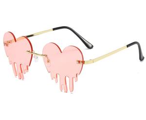 2021 Moda Tendencia <span class=keywords><strong>Gafas</strong></span> de sol por goteo de agua 2020 Lágrima Corazón Goteo <span class=keywords><strong>Gafas</strong></span> de sol con tonos únicos Marco dorado - Product Image 3