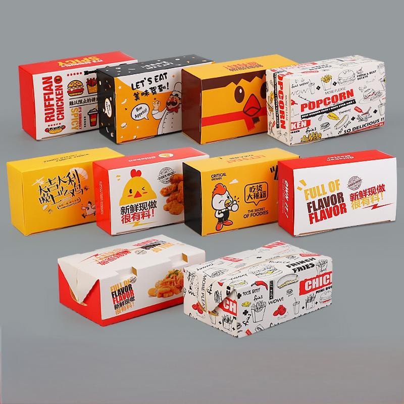 Caja de pollo de colores mixtos