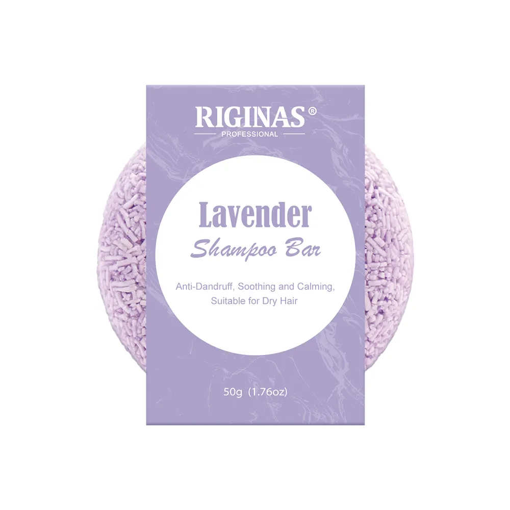 Riginas OEM/ODM Shampoo Bar Wholesale Solid Shampoo And Conditioner Bar Lavender For Hair