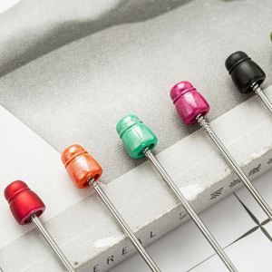 Stylos à bille personnalisables avec perles - Encre noire, idéal pour le bricolage, les enfants, les étudiants et les cadeaux de bureau - Product Image 3