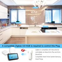 IL Israël Prise Intelligente Prise de courant avec 2 USB Interface ZigBee 3.0 Commande Vocale à distance avec L'echo Plus et plus Zigbee Moyeu