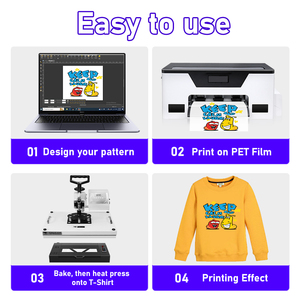 New A3 33cm XP600 Head PET Film T Shirt Textile DTF Printer <b>Printing</b> <b>Machine</b> Digital With Dryer Oven - Product Image 4