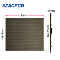 Module d'affichage LED 3840Hz à taux de rafraîchissement élevé, 640000 points/m², 150*168.75mm, OEM ODM, vente en gros disponible