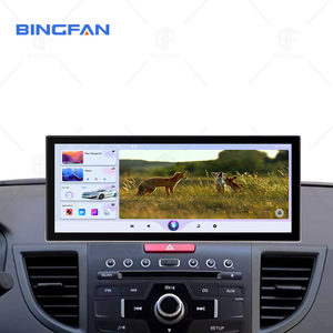 Autoradio Android 2 Din avec écran tactile 12,3 pouces, 8 cœurs, 4+64 Go, Carplay sans fil, GPS, navigation pour <span class=keywords><strong>Honda</strong></span> <span class=keywords><strong>CR</strong></span>-<span class=keywords><strong>V</strong></span> 2012 <span class=keywords><strong>2013</strong></span> - Product Image 4