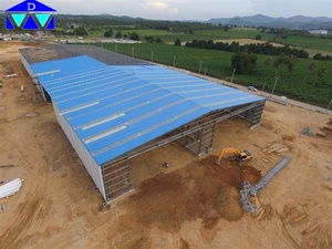 Chất lượng cao lớn span prefab kết cấu thép xây dựng màu thép tấm hội thảo và kho - Product Image 2