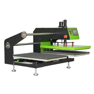 Nueva máquina de prensa de calor eléctrica completamente automática para camisetas máquina de prensa de calor de doble estación profesional AP2361