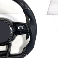 Volant en fibre de carbone à faible MOQ pour Passat B5, Golf MK4, SEAT Leon, Jetta, Superb, Polo, Skoda Octavia, Sharan – Personnalisable