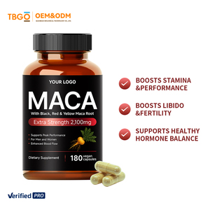 Cápsulas OEM Wild for Maca, 60 Unidades en Botella, Procesamiento OEM Personalizado para Exportación Internacional - Product Image 3