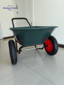 Produit NS Best Choice, <span class=keywords><strong>brouette</strong></span> utilitaire à double roue pour la maison et le jardin, avec pneu pneumatique de 13 pouces, pour la pelouse, le jardinage, la construction, colorée - Product Image 5