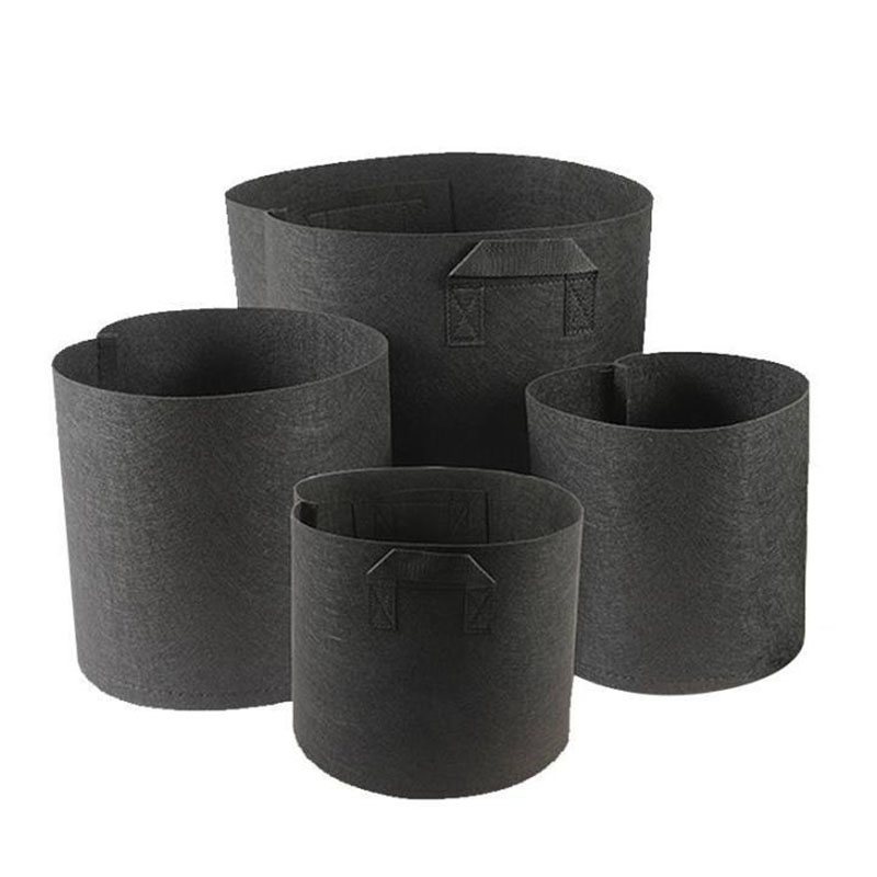 Reusable 3 5 7 10 15 20 100-Gallon Garden Vegetable Strawberry Potato Plant Nursery Bags Reusable Felt Fabric for Growing Plants