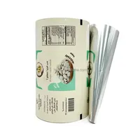 Film d'emballage souple métallisé imprimé en héliogravure, de qualité alimentaire, brillant, pour pistaches et snacks