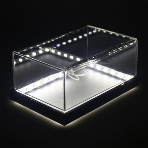 LED Lighted Acrylic <strong>Display</strong> <strong>Case</strong> <strong>for</strong> Car <strong>Models</strong> Clear Dustproof Acrylic Showcase with Lighting Base <strong>for</strong> Toys - Product Image 3