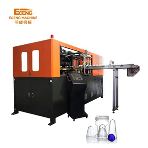 Fabriek Direct 3l 4l 5l Snoeppot Maken Machines Automatische Plastic Fles Stretch Blaasvormmachine Voor Brede Mond Flessen