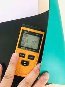 <span class=keywords><strong>ESD</strong></span> 매트 전도성 고무 시트 <span class=keywords><strong>ESD</strong></span> 정전기 방지 테이블 매트 바닥 클린룸 1*10M; 2mm 두께/롤 - Product Image 5