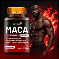 Compléments Énergétiques Maca pour Hommes : Extrait Naturel de Racine de Maca, Capsules d'Ashwagandha et de Ginseng pour l'Amélioration Masculine (Vente en Gros)