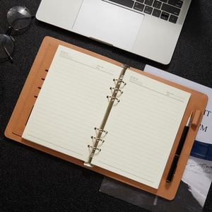 Advanced A5 Hardcover <b>Journal</b> Multifunctional Polyurethane Leather Loose-leaf Bound Eco-friendly 100 Sheets Organized Custom - Product Image 2
