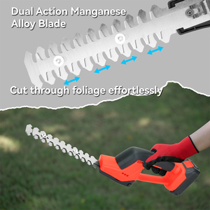 Taille-haie 2-en-1 Ciseaux à <span class=keywords><strong>gazon</strong></span> <span class=keywords><strong>sans</strong></span> <span class=keywords><strong>fil</strong></span> avec batterie rechargeable Coupe-herbe à main pour pelouse de jardin - Product Image 4