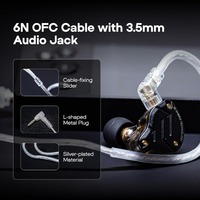 Linsoul KZ ZS10 Pro, 4BA+1DD 5 Driver In-Ear Monitor, Écouteurs HiFi, Écouteurs de Gaming, Écouteurs Hybrides IEM