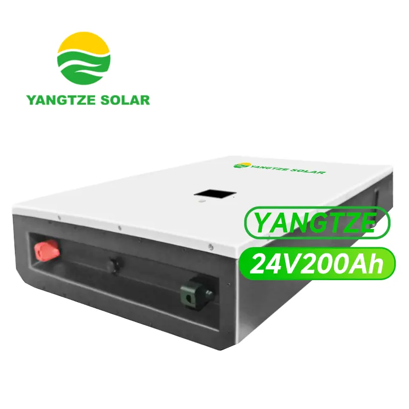 Angtze-Batería de iones de litio lifepo 4 de 24 V, 50ah 75ah 100ah 120ah 200ah 600ah, batería solar para almacenamiento en el hogar