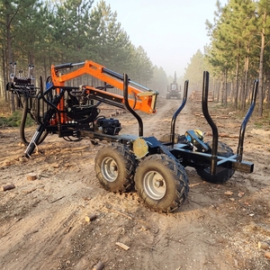 Remorque robuste pour VTT, remorque forestière pour le transport de bois, remorque tout-terrain pour le transport de grumes à <span class=keywords><strong>vendre</strong></span> - Product Image 4