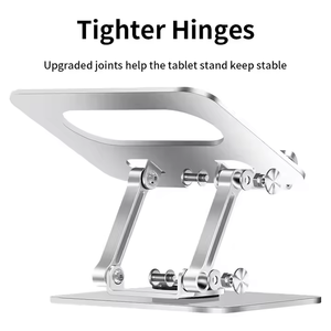 Great Roc Support de tablette réglable en aluminium à meilleur prix avec base rotative à 360 pour <span class=keywords><strong>ipad</strong></span> de moins de 12 pouces Support de montage sur table - Product Image 3