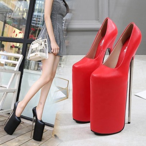 Chaussures à plateforme ultra-hautes pour femmes, talons extrêmement hauts de 30 cm, chaussures fétichistes pour filles, chaussures de scène pour femmes, chaussures de pole dance pour femmes - Product Image 4