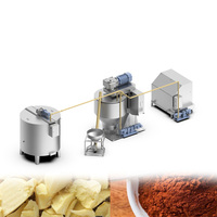 Machine de raffinage du cacao électrique Auris - Ligne de production de chocolat liquide alimentée par prise avec fonctions de broyage et de tempérage
