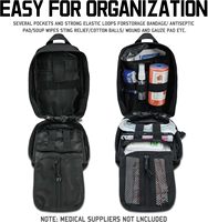 Kantong Medis Taktis MOLLE Rip-Away Laser Cut, Tas Utilitas Pertolongan Pertama Lepas Cepat