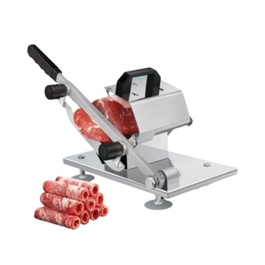 Nueva Máquina Cortadora de Carne Comercial para Uso Doméstico, Totalmente Automática, Portátil, de Acero Inoxidable, con Cinta de Corte, para Carne Picada - Product Image 4