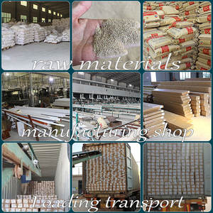 Di lunga data in plastica per interni in legno di mattoni di legno decorazione grande scanalato wpc parete dei pannelli interni per la decorazione domestica - Product Image 3