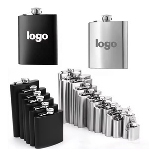 Fiaschetta in Vera Pelle con Bicchiere in Acciaio Inossidabile 304, per Whisky e Liquori, Personalizzabile con Logo - Product Image 4
