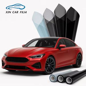 Película de tinte para ventana de coche profesional de alta calidad, Material PET, aislamiento térmico y función antiarañazos de Color negro frío - Product Image 2