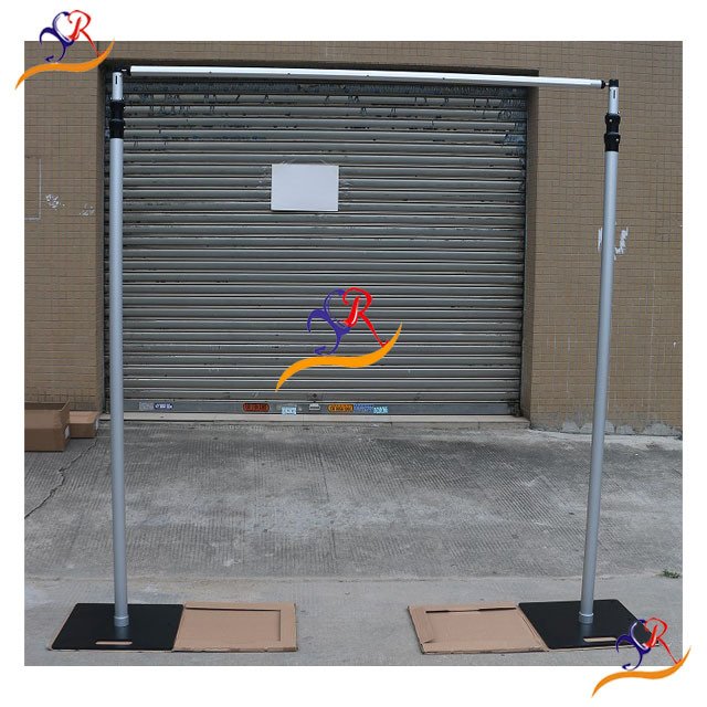 10ft X10ft Photo Booth Backdrop Stand Adjustable Alloy Decoration Backdrop Frame Heavy Duty Ceremony Wedding Backdrop Stand
