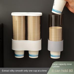 XT251-252 Design Household descartável <span class=keywords><strong>Cup</strong></span> <span class=keywords><strong>Holder</strong></span>, Wall Mounted <span class=keywords><strong>Cup</strong></span> <span class=keywords><strong>Holder</strong></span>, conveniente Dustproof Automatic <span class=keywords><strong>Cup</strong></span> Extractor - Product Image 2