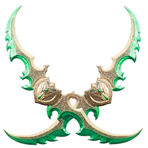 125cm <span class=keywords><strong>World</strong></span> <span class=keywords><strong>of</strong></span> <span class=keywords><strong>Warcraft</strong></span> Arme Warglaive d'Azzinoth Jouet Épée pour Cosplay - Product Image 1