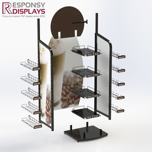 ชั้นวางของโลหะสำหรับวางแสดงอาหารว่างในห้างสรรพสินค้า - Product Image 5