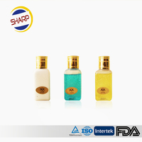 Kit d'agréments de bouteille de lotion de lavage de corps de gel douche de shampooing et d'après-shampooing d'hôtel de haute qualité
