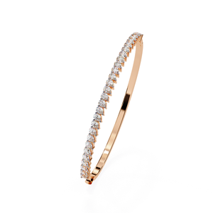 Modern <b>Rose</b> <b>Gold</b> Bracelets for Women Simple Design Bright Shiny Finish Daily Wear Jewelry Gift - Product Image 4