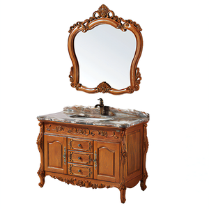 Tủ Gỗ Nguyên Khối Gắn Tường Đứng Bán Chạy Bộ Nhỏ Tủ Trang Điểm Phòng Tắm Có Gương - Product Image 6