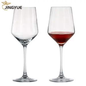 Customized Logo Personalized 400ml 510ml Luxury Crystal Champagne Red Goblet Wine Glass for Martini Cocktails