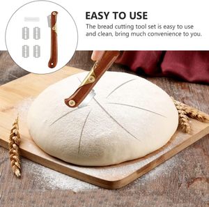 Nuevo Juego de Herramientas para Panadería, Cuchilla para Marcar Pan de Madera, Cuchilla en Arco, Herramienta para Cortar Masa, Accesorios de Cocina para Hornear - Product Image 2